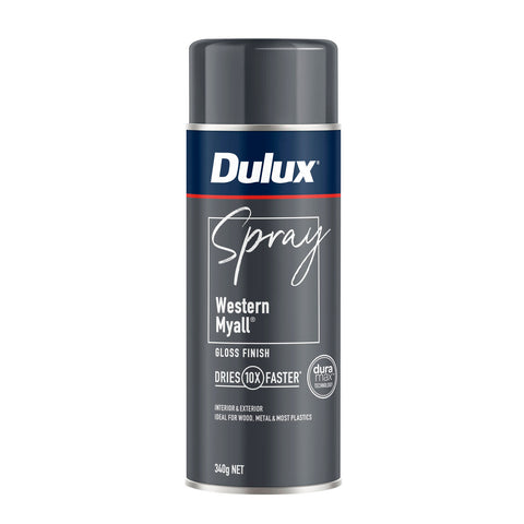 Dulux 340g Western Myall Gloss Finish Spray Paint, Natural-Tone Gloss, Indoor & Outdoor