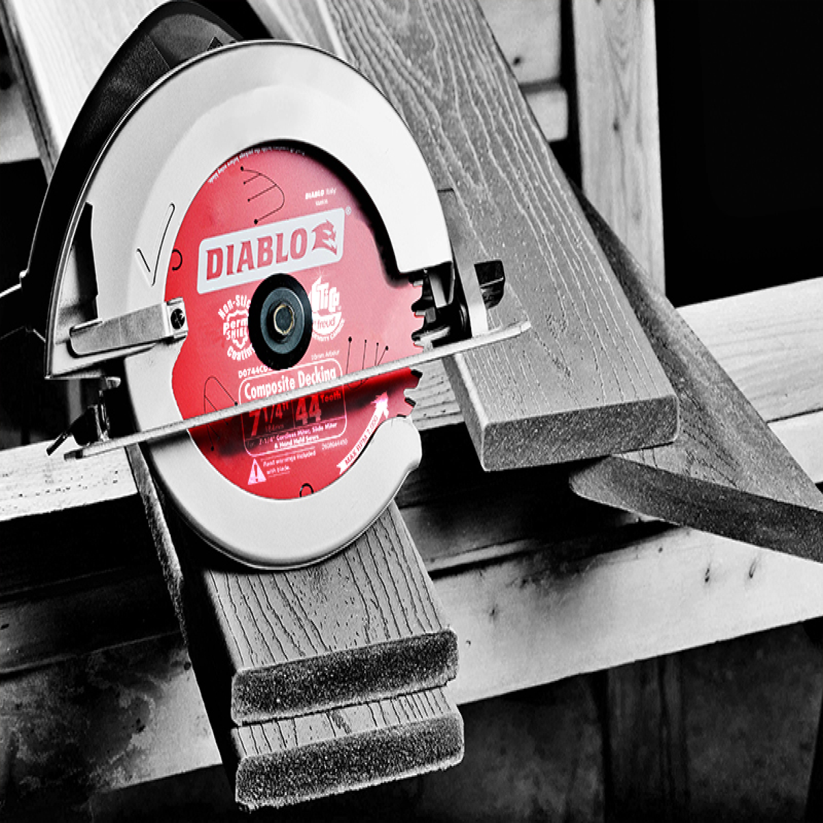 Diablo 7" Composite Decking Saw Blade - 184mm 44T - TiCo Carbide - SuperSaverAU - view 3