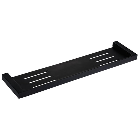 Mondella Rumba 450 x 110mm Matte Black Shower Shelf - Metal, Wall Mount