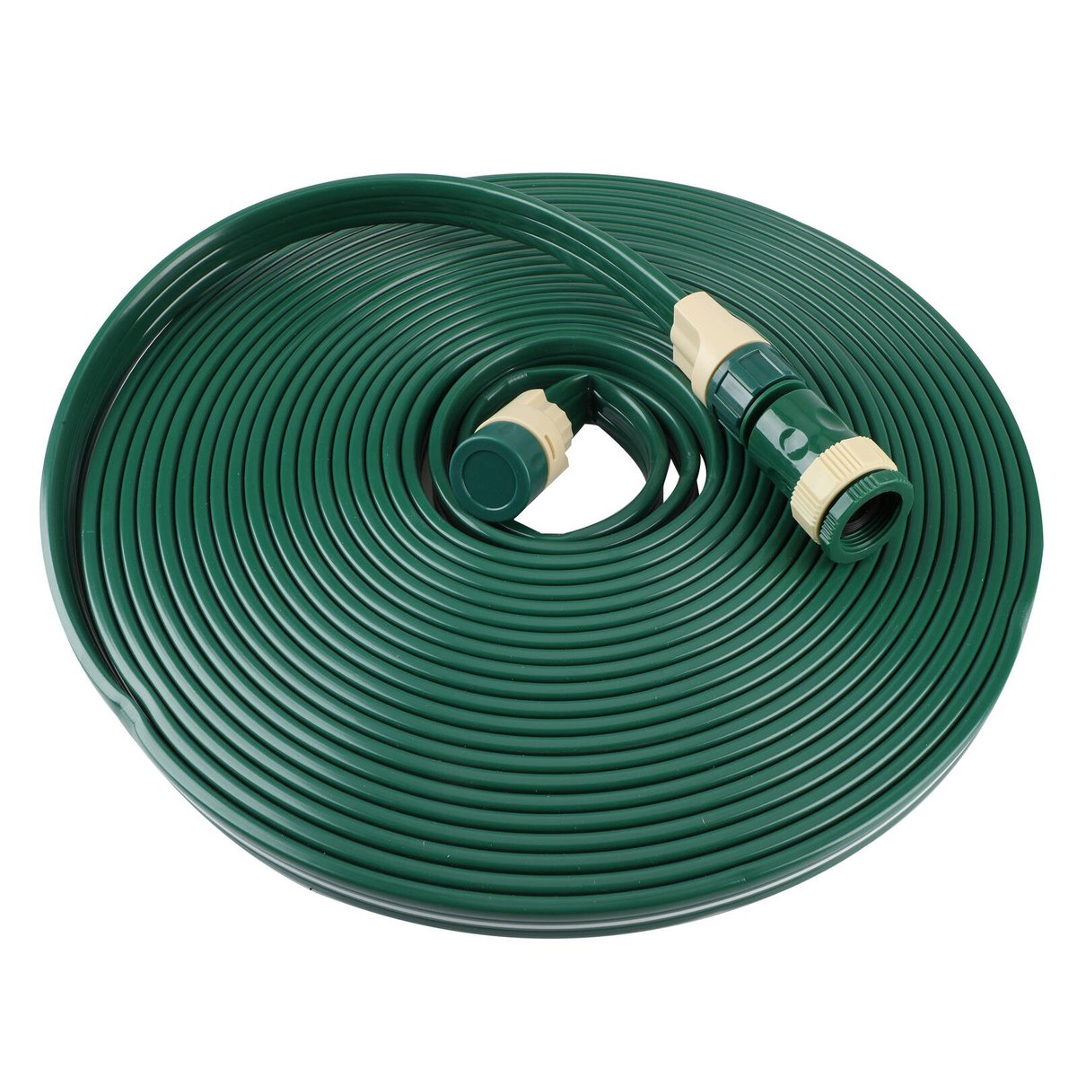 Garden Basics 15m Flat Soaker Hose - UV Stabilised PVC - Green - Efficient Irrigation - SuperSaverAU - view 2