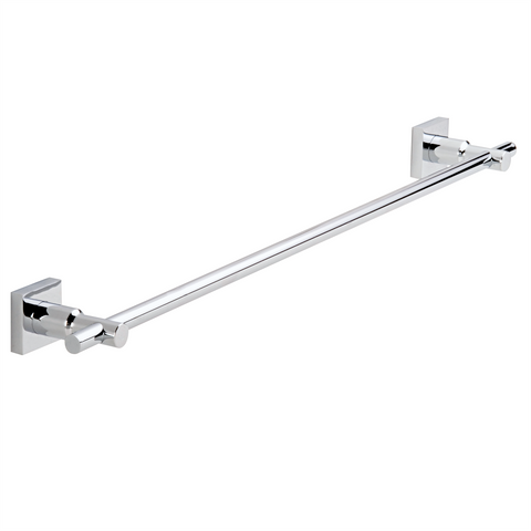 tesa Hukk 700mm Self-Adhesive Chromed Metal Single Bath Towel Rail
