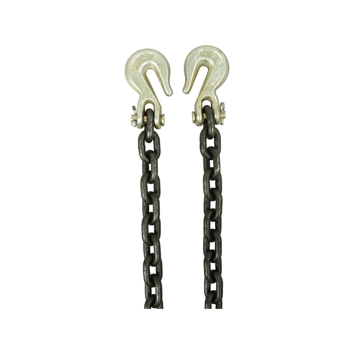 Gorilla 8mm x 6m Alloy Load Restraint Chain, 3800kg Lashing Capacity, Grab Hooks