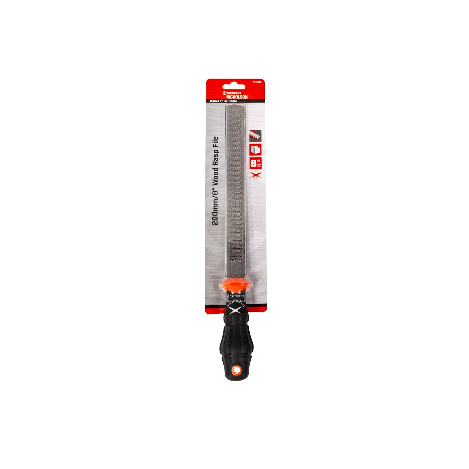 Crescent Nicholson 200mm Half Round Wood Rasp