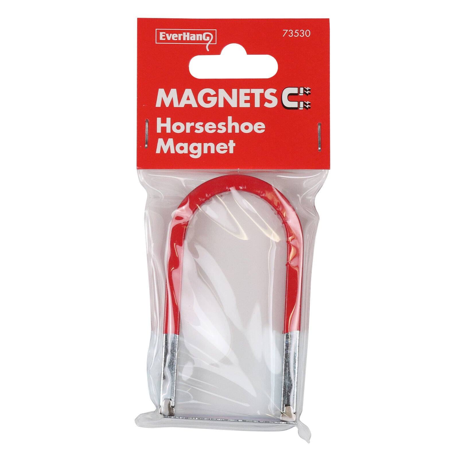 Everhang 96mm Neodymium Large Horse Shoe Magnet Red