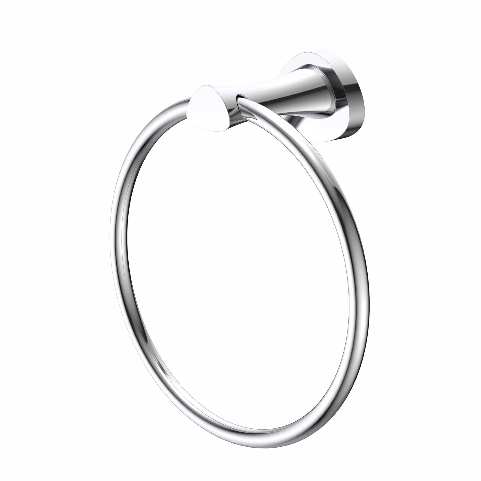 Caroma Acacia Towel Ring - Polished Chrome Brass Wall Mounted