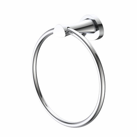 Caroma Acacia Towel Ring - Polished Chrome Brass Wall Mounted
