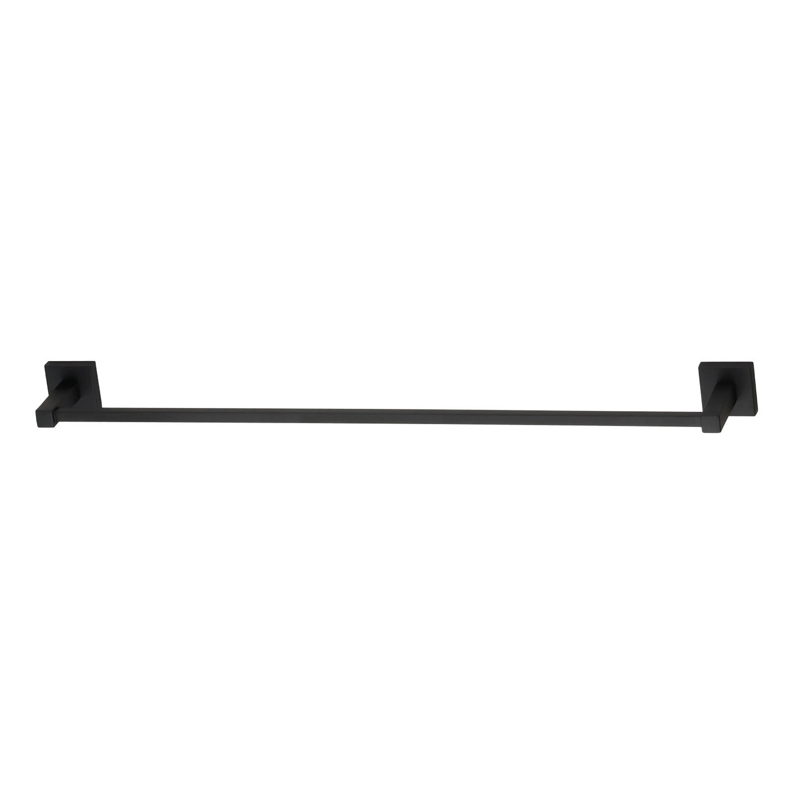 Mondella Rococo 620mm Matte Black Single Towel Rail Zinc