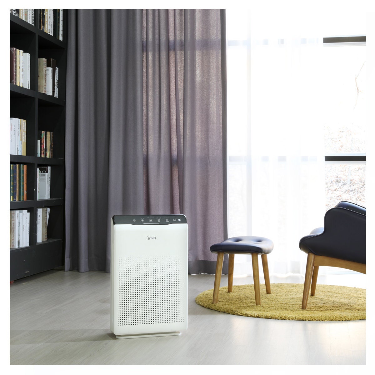 Winix Zero 4-Stage Air Purifier - True HEPA, PlasmaWave, Dual Smart Sensor, Four Fan Speeds - AUS-1050AZBU