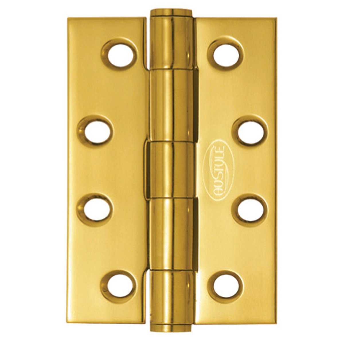 Austyle Fixed Pin Hinge 100mm x 75mm x 2.5mm Polished Brass 1 Pack - SuperSaverAU - view 2