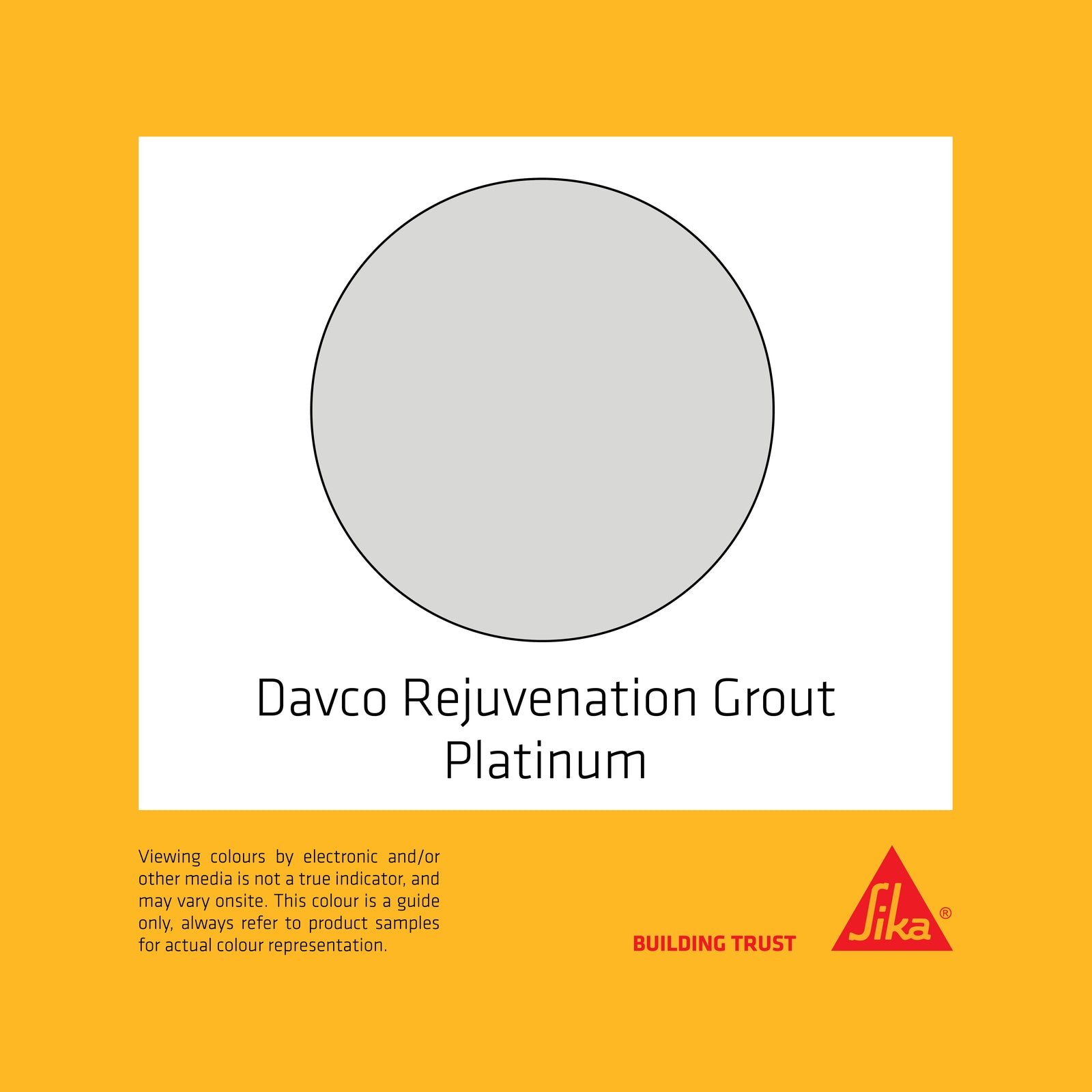 Davco Rejuvenation Grout 1.7kg Platinum Pre-Mixed Stain-Resistant