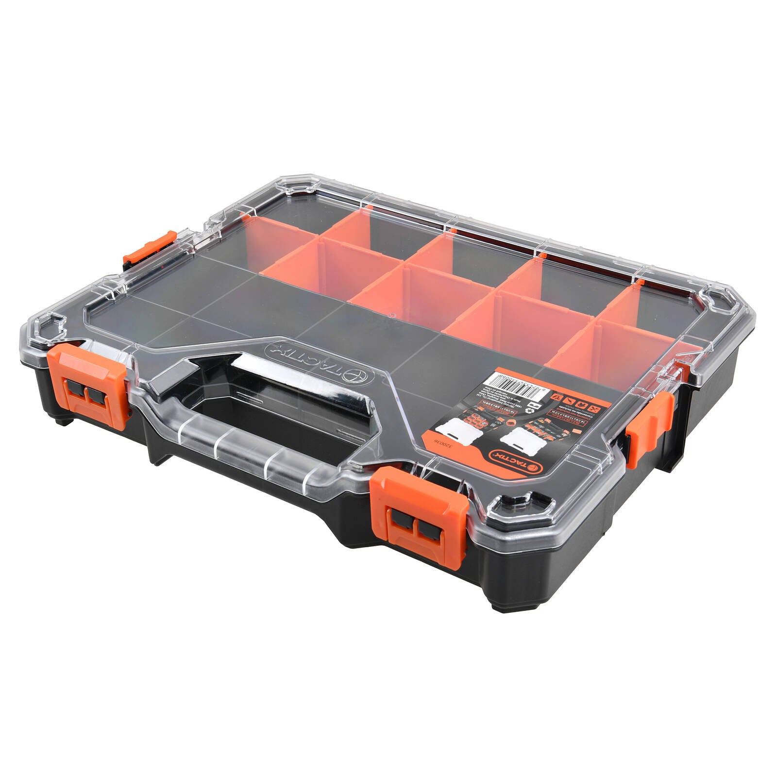 Tactix 365mm Trade Grade Interlock Organiser Tool Storage Case