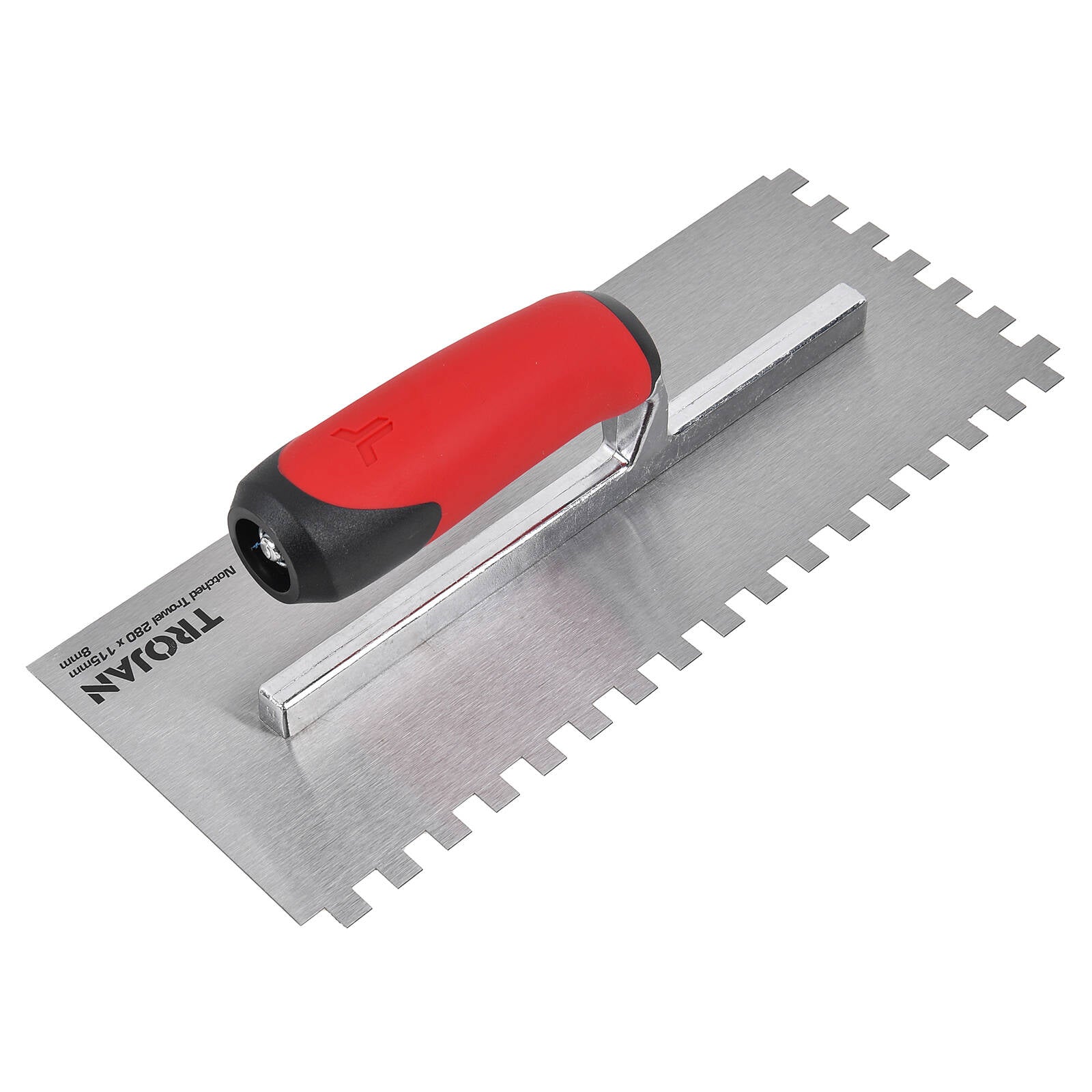 Trojan 280 x 115mm Notched Plastering Trowel for Adhesive Spreading