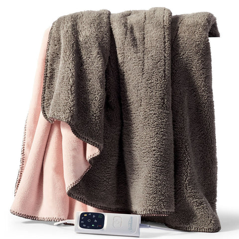 Sunbeam Feel Perfect Snug and Cosy Heated Throw - 6 Heat Settings, Fast Heat Up, Machine Washable - TRF4000