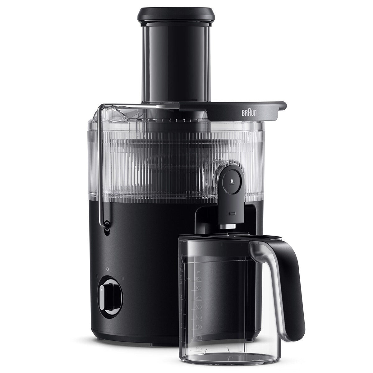 Braun MultiJuice5 Spin Juicer 800W - FastXtract, ColdXtract, 75mm Chute, 1.5L Pulp Bin - SJ5000