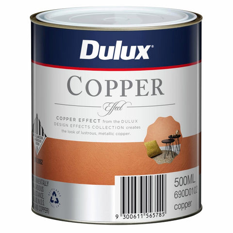 Dulux Design Copper Effect Paint 500ml, Water-Based Interior Exterior