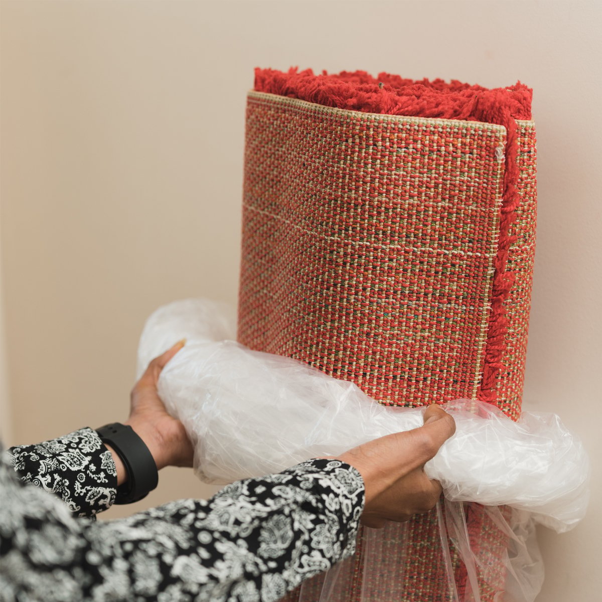 Packz Clear Plastic Rug Storage Bag 660 x 3300mm