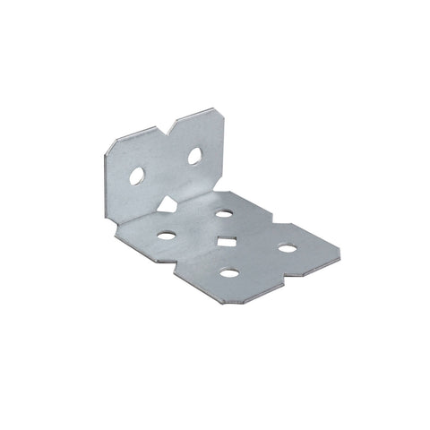 Carinya 25 x 50 x 40 x 1mm Galvanised Steel Angle Make-A-Bracket - 8 Pack