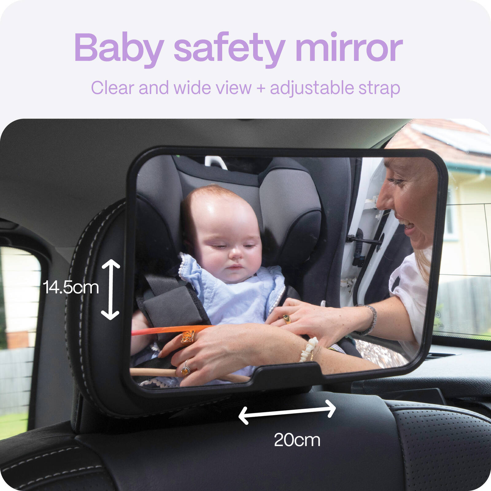 Perma Child Safety Travel Kit, Twin Sunshades, Baby Mirror & Sign 3 Piece