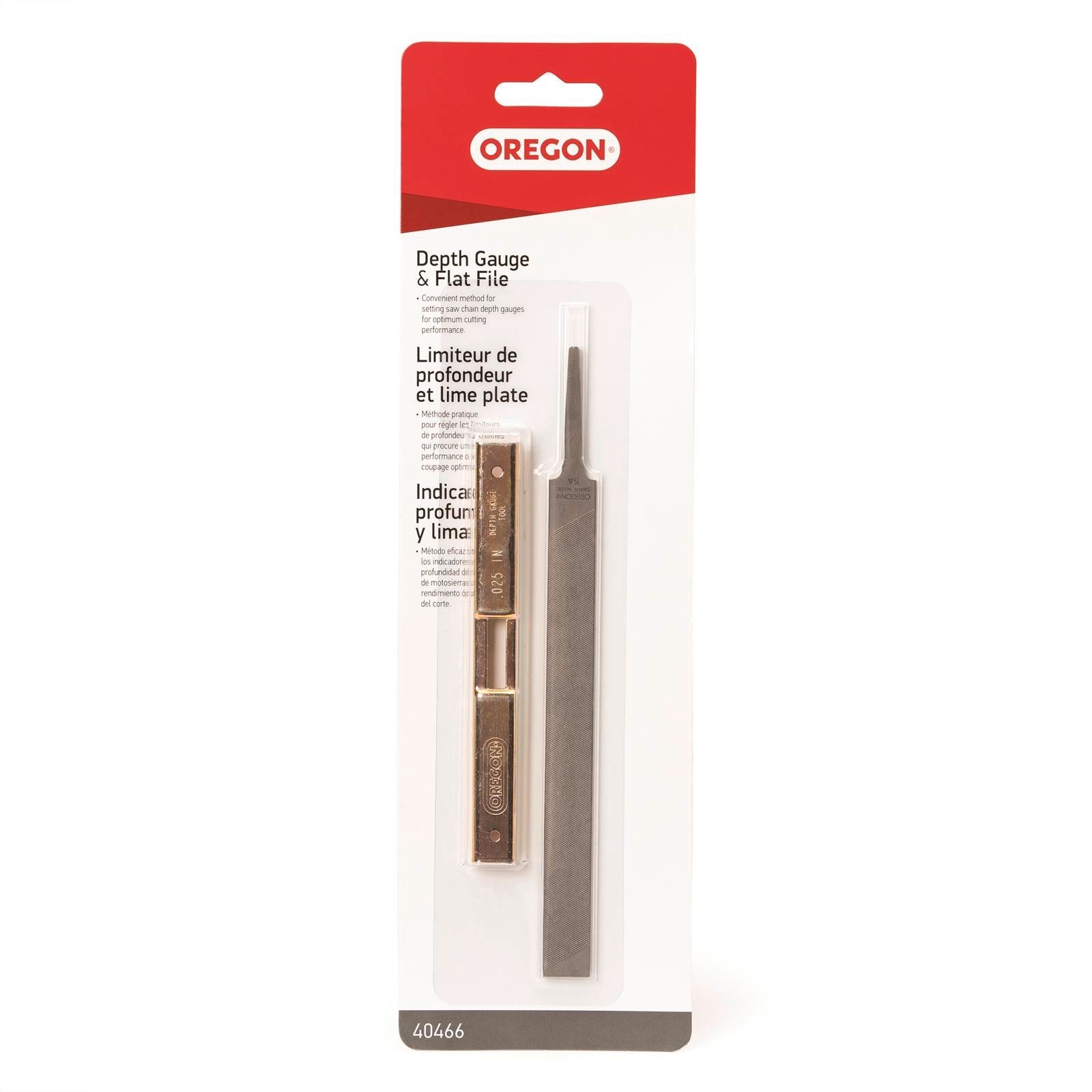Oregon Chainsaw Depth Gauge and Flat File
