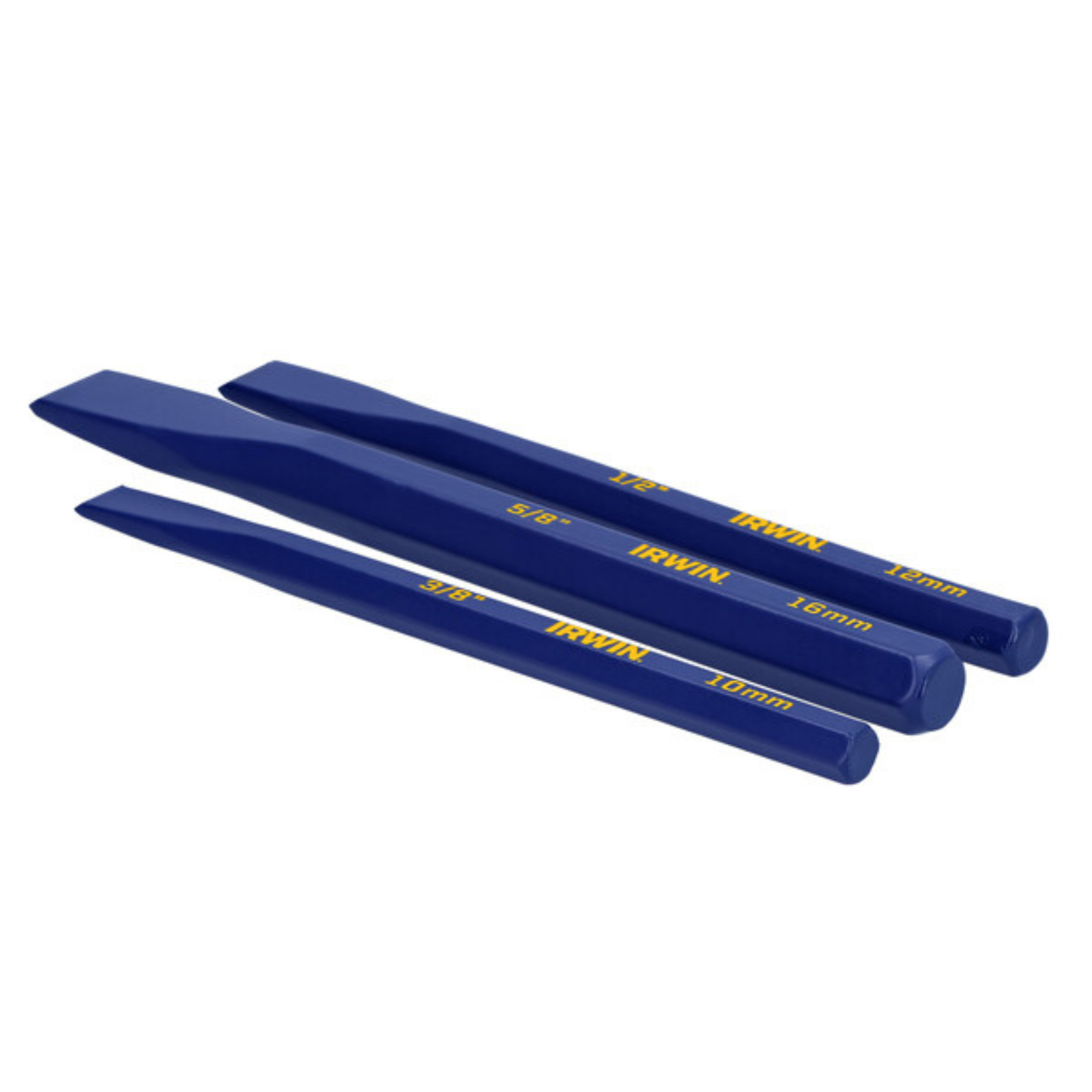 Irwin 3 Piece Cold Chisel Set, Forged Steel