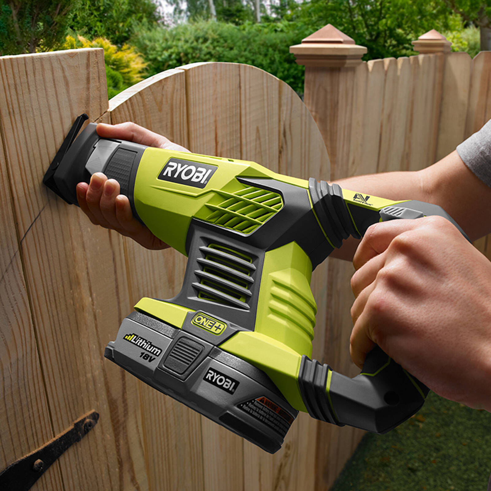 Ryobi 18V ONE+ Compact Reciprocating Saw 4Ah Kit R18RS14A