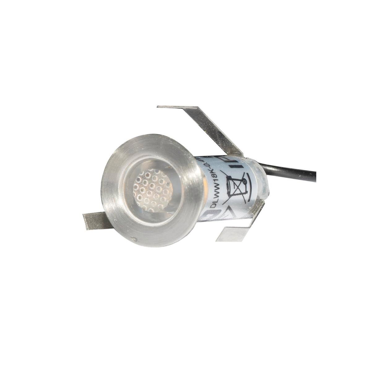 Holman 18mm Warm White Deck Light 10 Pack 12V 4W Waterproof DLWW18K