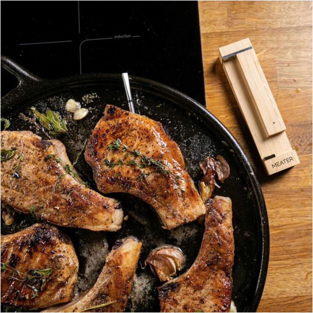 Meater Pro Duo Wireless Meat Thermometer - Two Probes - Bluetooth 5.2 - Stainless Steel - RTE-MT-MD201