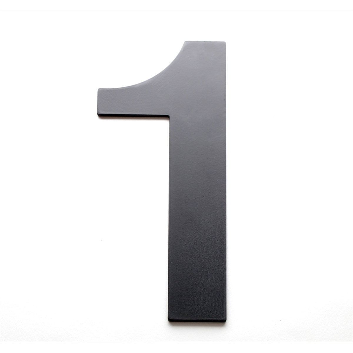 Sandleford 200mm Black Powder Coated Steel Lorenzo House Number 1