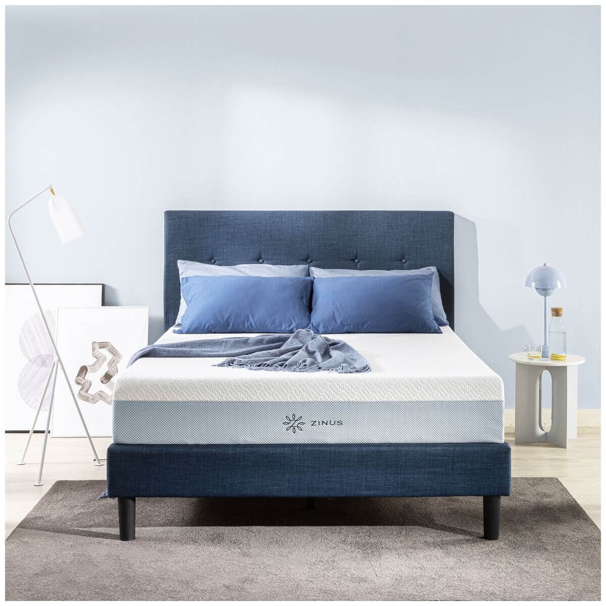 Zinus Queen 25cm Memory Foam Cooling Mattress - 7-Zone Support - AU-MFGNCA-10Q