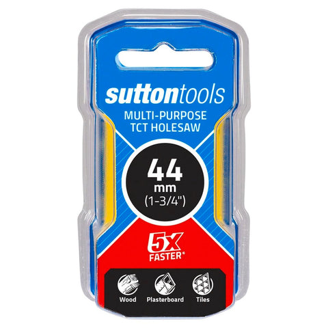 Sutton Tools 44mm TCT Multi-Purpose Seamless Holesaw