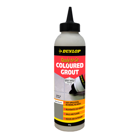 Dunlop 800g Ready-To-Go Coloured Grout Slate Grey