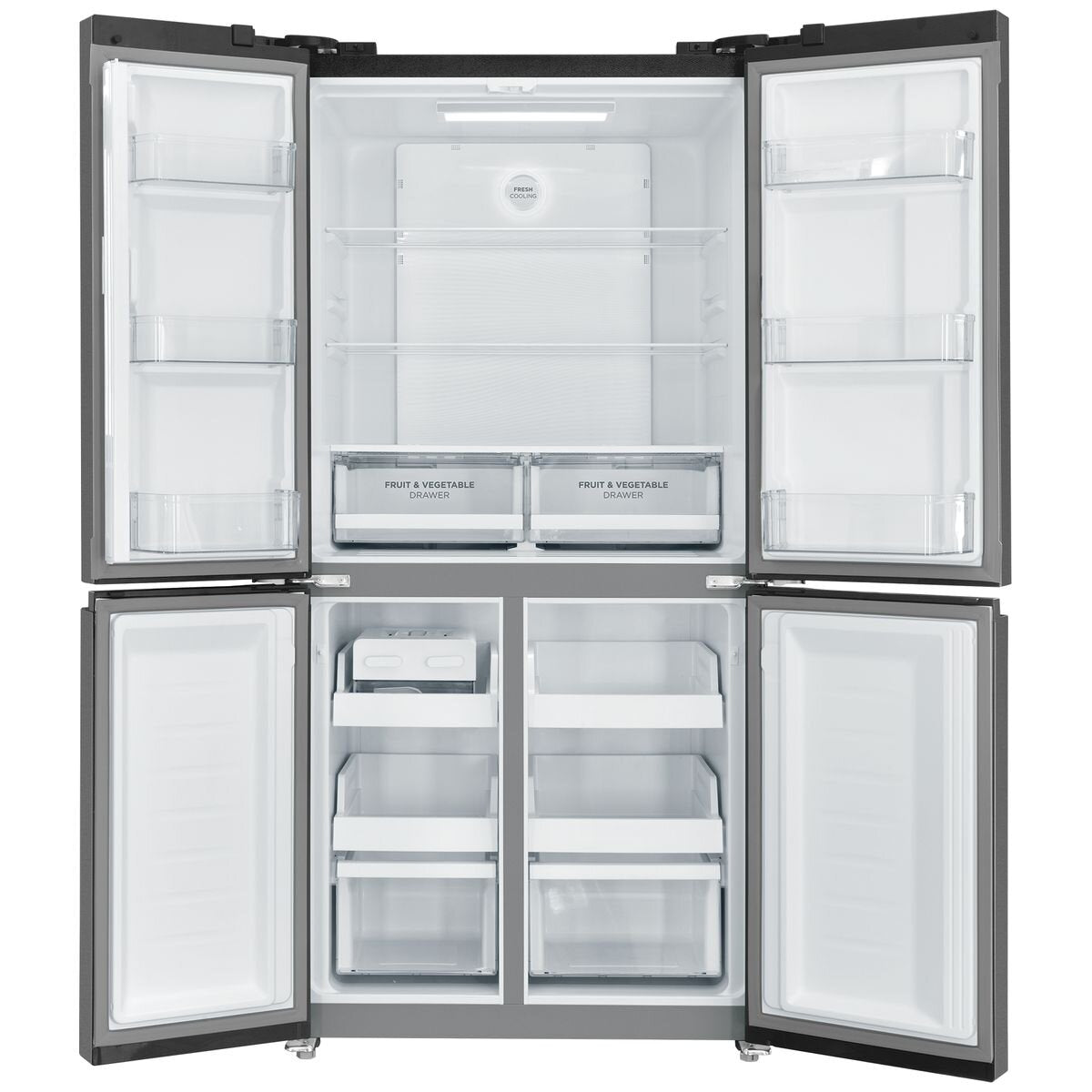 Westinghouse 496L French Door Refrigerator - Charcoal Matte Black, Inverter Compressor, 4 Star - WQE4900BA