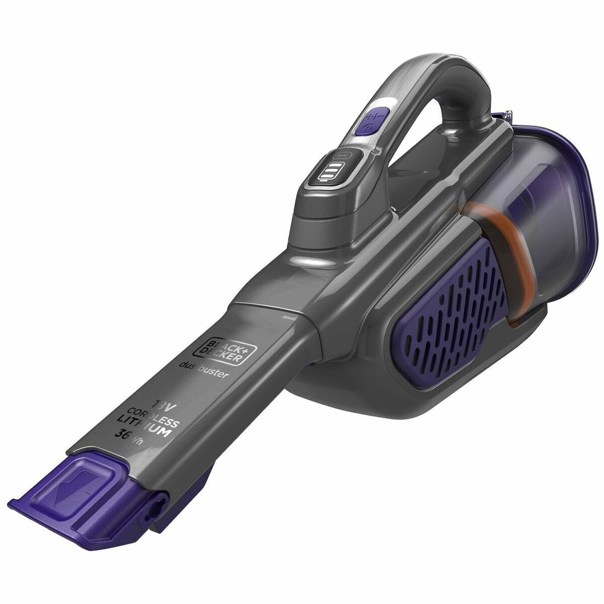 Black & Decker 18V handheld pet vacuum - Boost mode, 25 minute max runtime, Grey - BHHV520BFP-XE