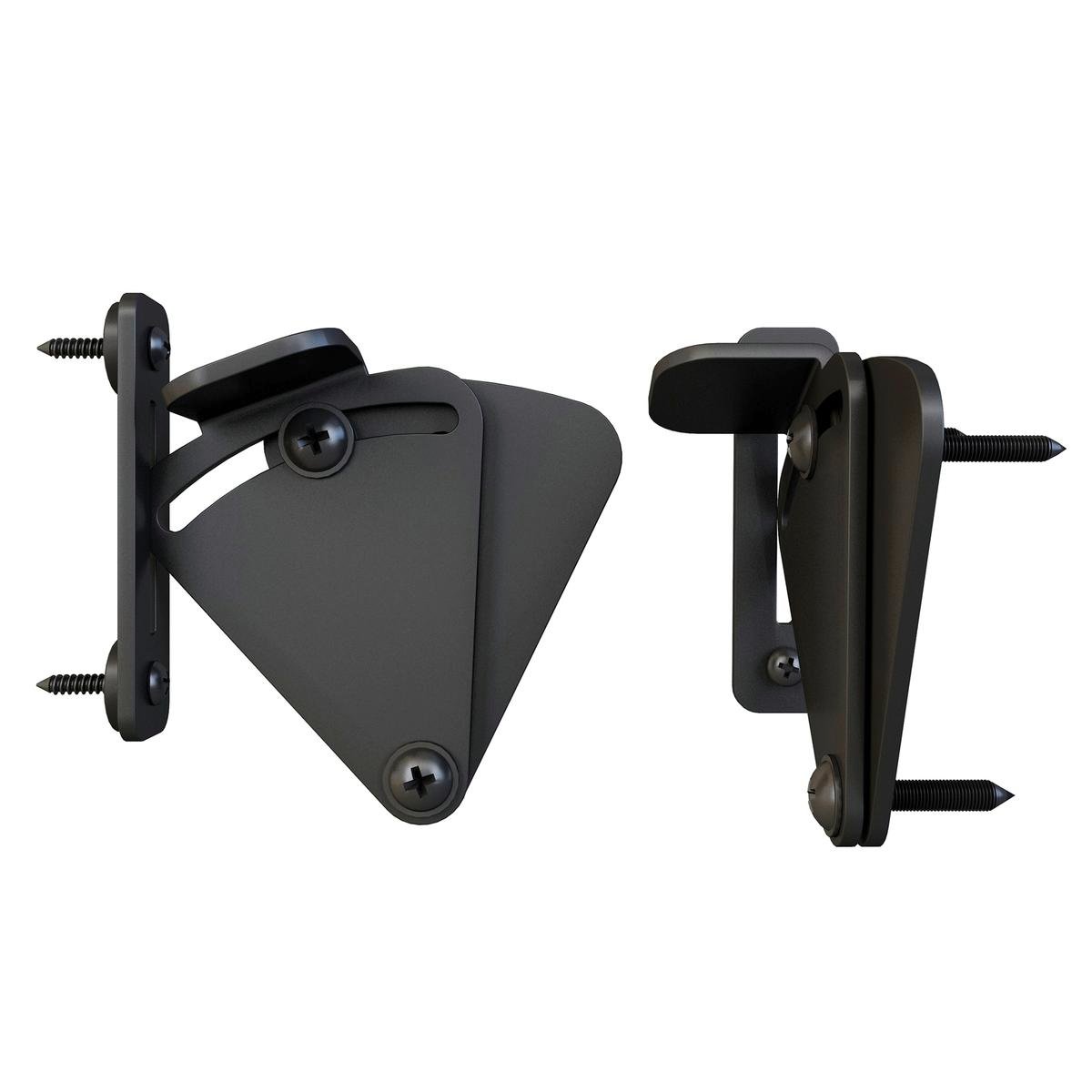 Rolltrak Barn Door Latch - Black Matte - 62mm - Powder Coated Steel - Easy Install - SuperSaverAU - view 1