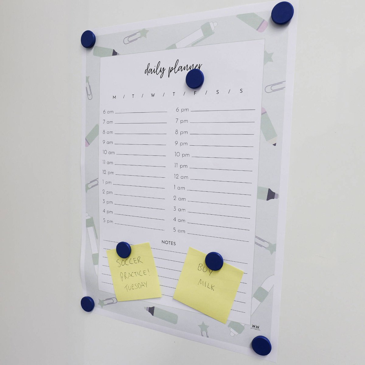 Everhang Blue Disc Magnet 25mm Ceramic 20 Pack Ideal For Whiteboards - SuperSaverAU - view 4