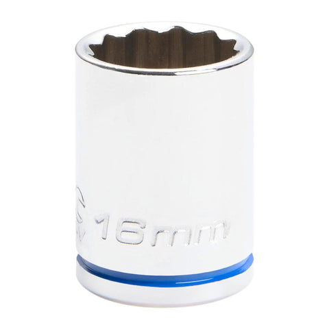 Kincrome 16mm 3/8 Drive Socket - Chrome Vanadium Steel - Rust Resistant - SuperSaverAU - view 1