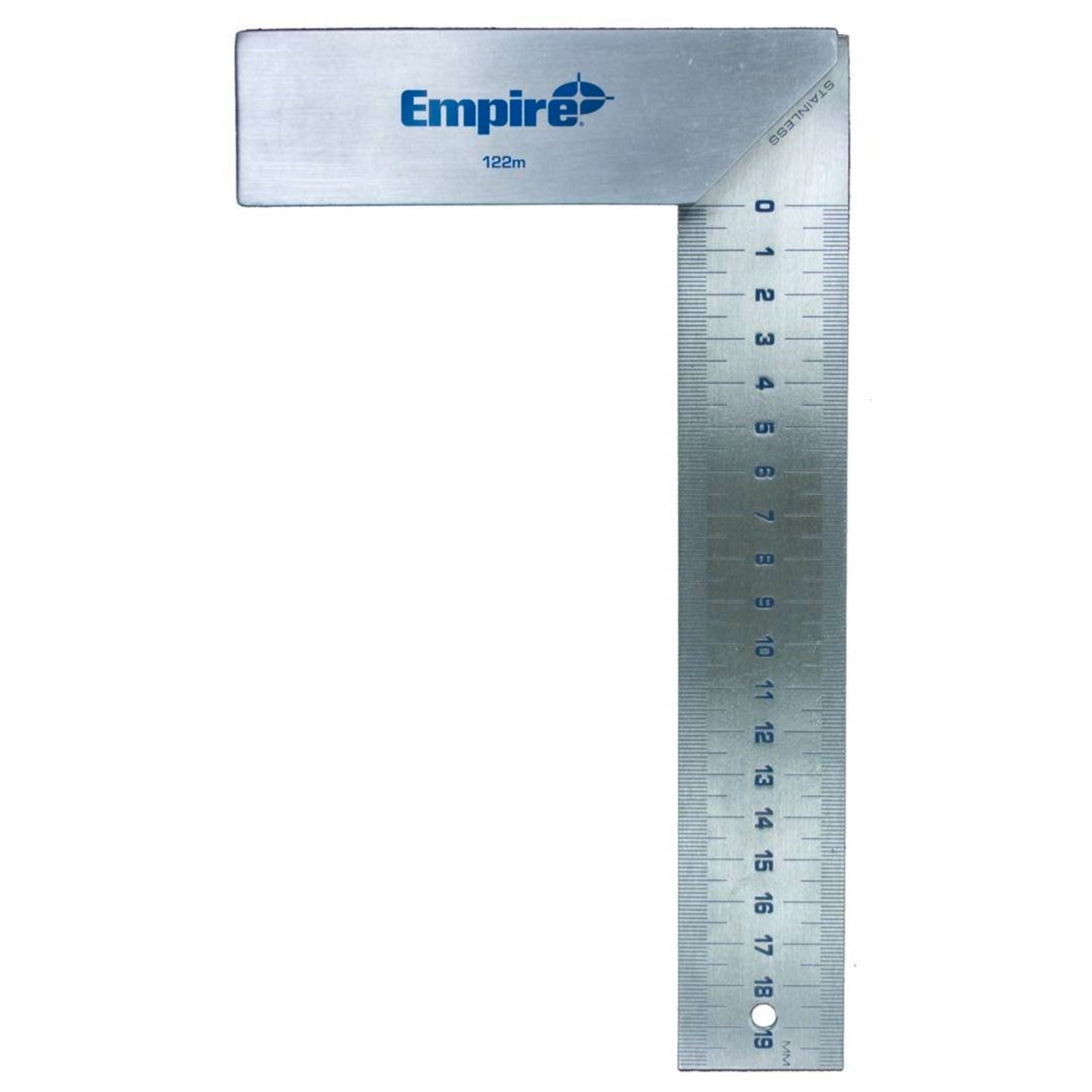Empire 200mm Stainless Steel Try Square, Precision Marking and Layout Tool