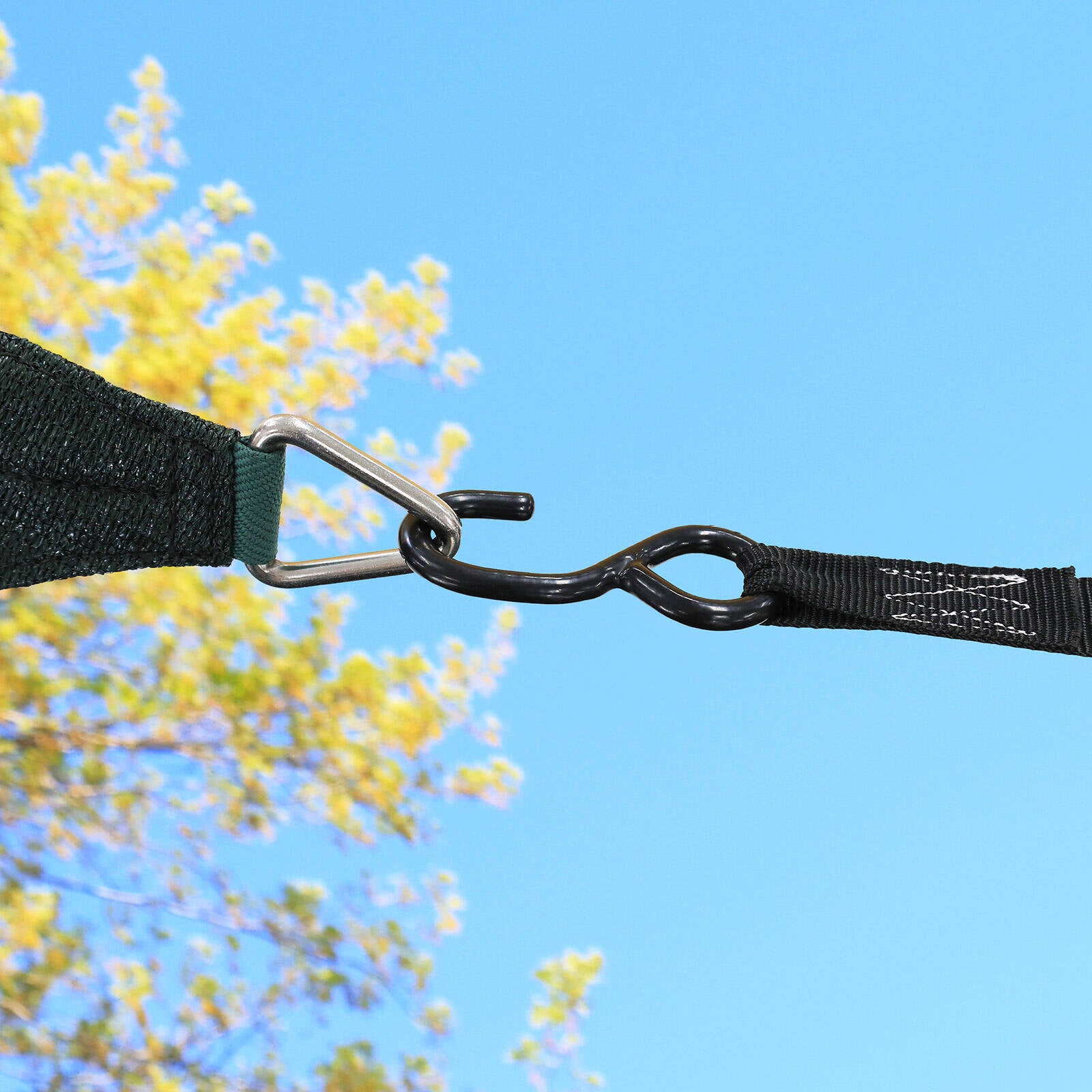 Coolaroo Shade Sail Strap Tensioner - 4.6m Heavy Gauge Nylon, Vinyl-Coated Hooks