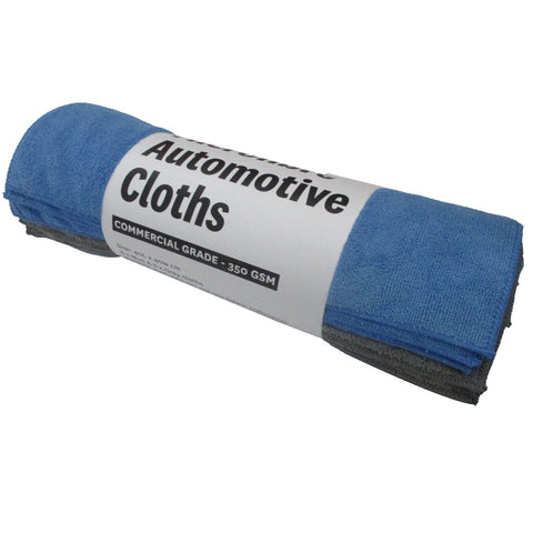 All Set 350gsm 40 x 40cm Microfibre Automotive Cleaning Cloth 12 Pack