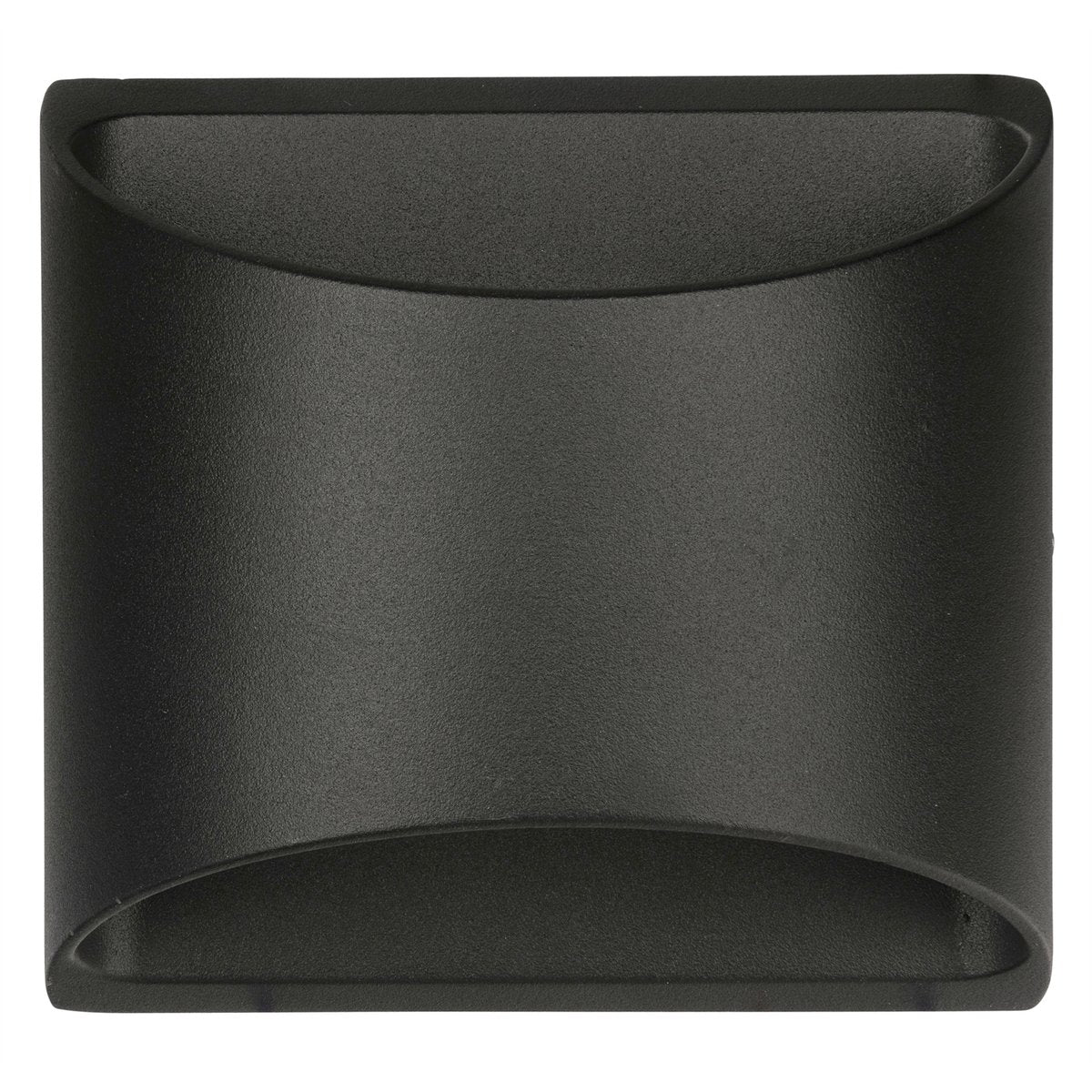 Brilliant Binley 8W Black Die-Cast Aluminium Up Down Wall Light Outdoor 21304/06