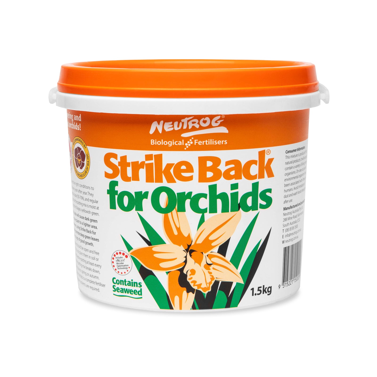 Neutrog Strike Back For Orchids Pelletised Fertiliser 1.5kg