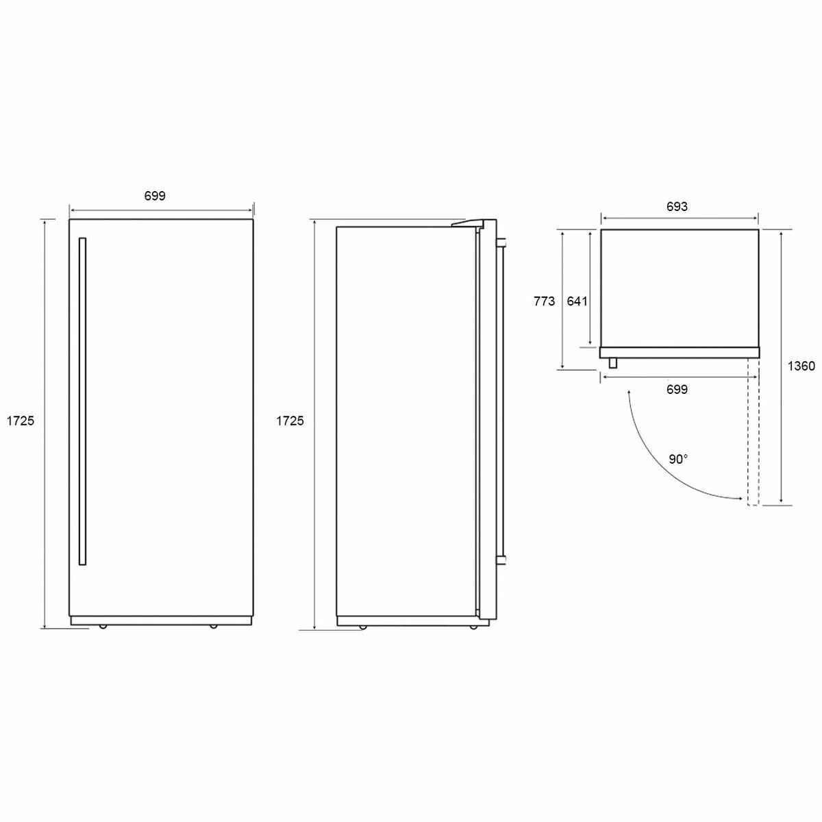 Electrolux 388L Frost Free Upright Freezer - Stainless Steel, Automatic Ice Maker, FreshPlus - EFE4227SC-L