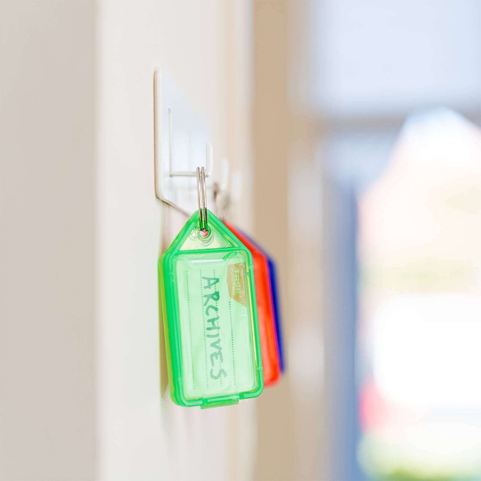 Taskmaster Key Tag with Key Ring, 74 x 38 x 8mm