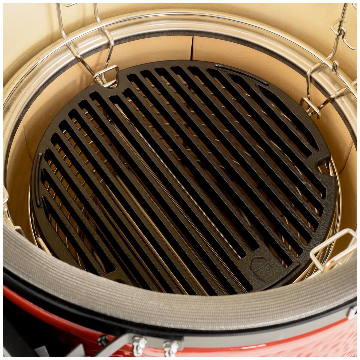 Kamado Joe cast iron sear plate for Joe Jr, Classic Joe and Konnected Joe grills - black - KJ15090620