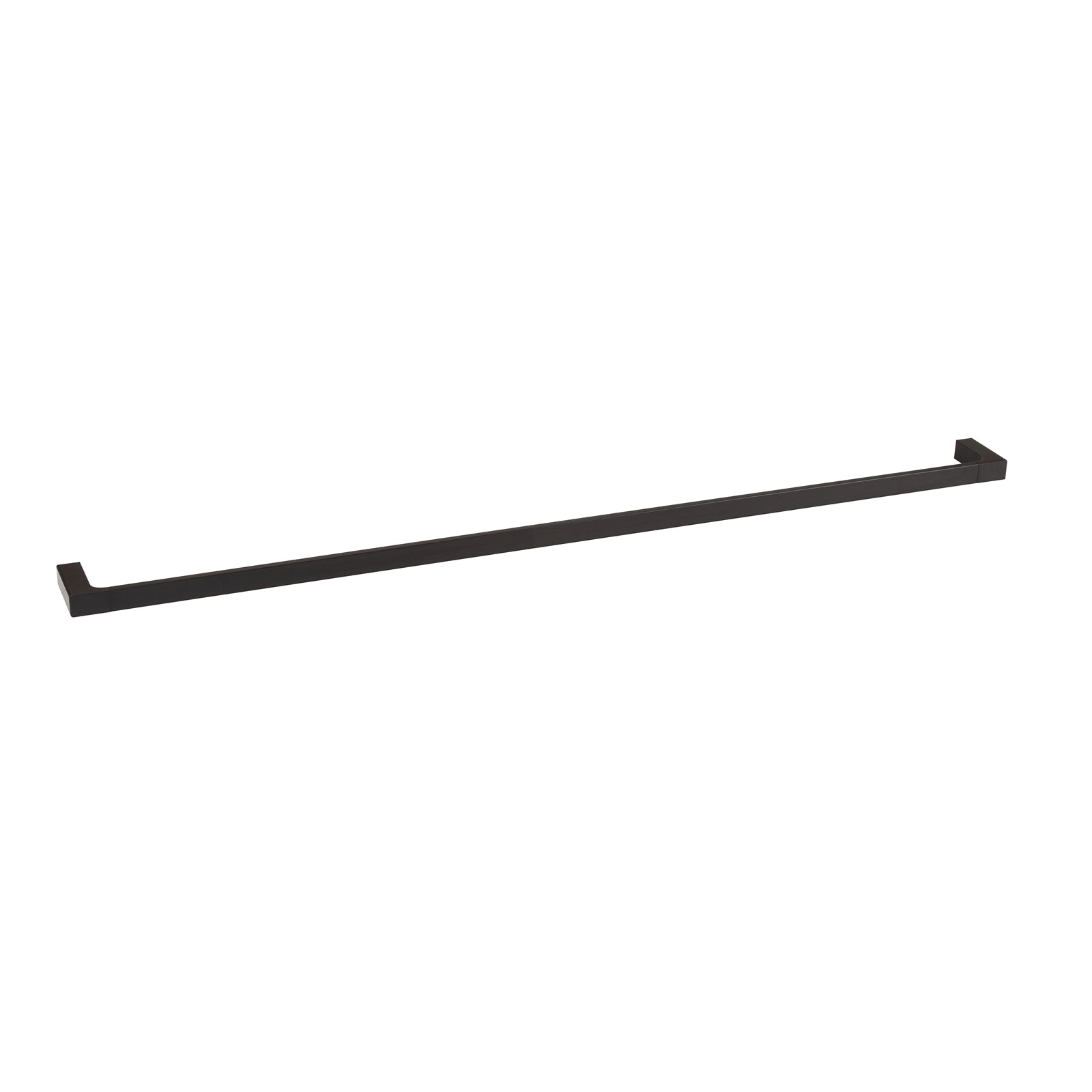 Vivace Rumba 900mm Matte Black Single Towel Rail - Metal, Wall Mount