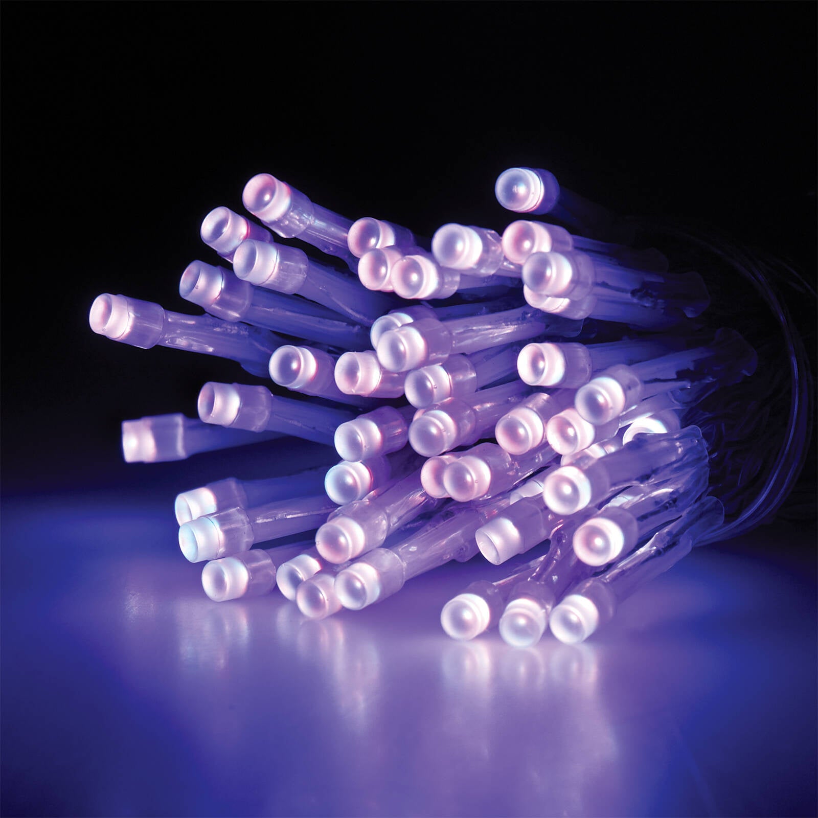 Lytworx Multicolour Battery/USB Fairy Lights, 4.9m, 50 LED, Indoor/Outdoor - 50 Pack