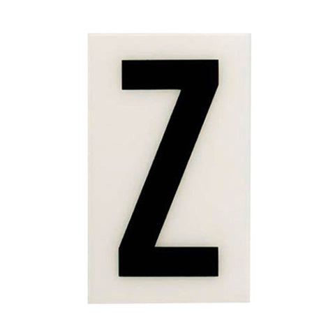Sandleford 60mm White Self Adhesive House Letter Z - Durable Polycarbonate - SuperSaverAU - view 1