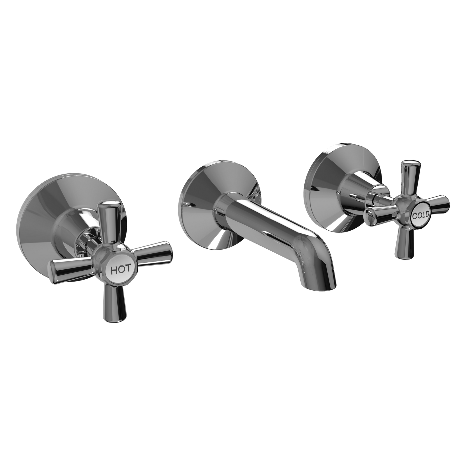 Ezyfix Classic Bath Set - Chrome, Lead Free, WELS 5 Star 5.5L/min