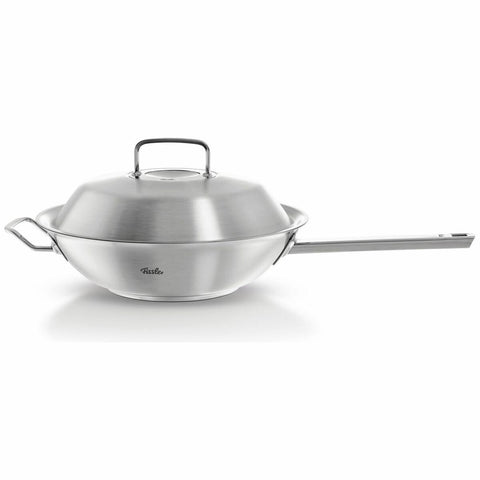 Fissler Original-Profi 2.0 4.1L wok with handle - 18/10 stainless steel, induction compatible - 00838