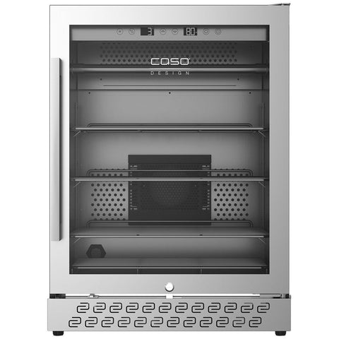 Caso Design 125L dry aged meat cabinet - stainless steel, electronic control, UV protective glass - DA-690
